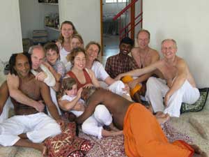 Students at the 2003 tantra teacher training